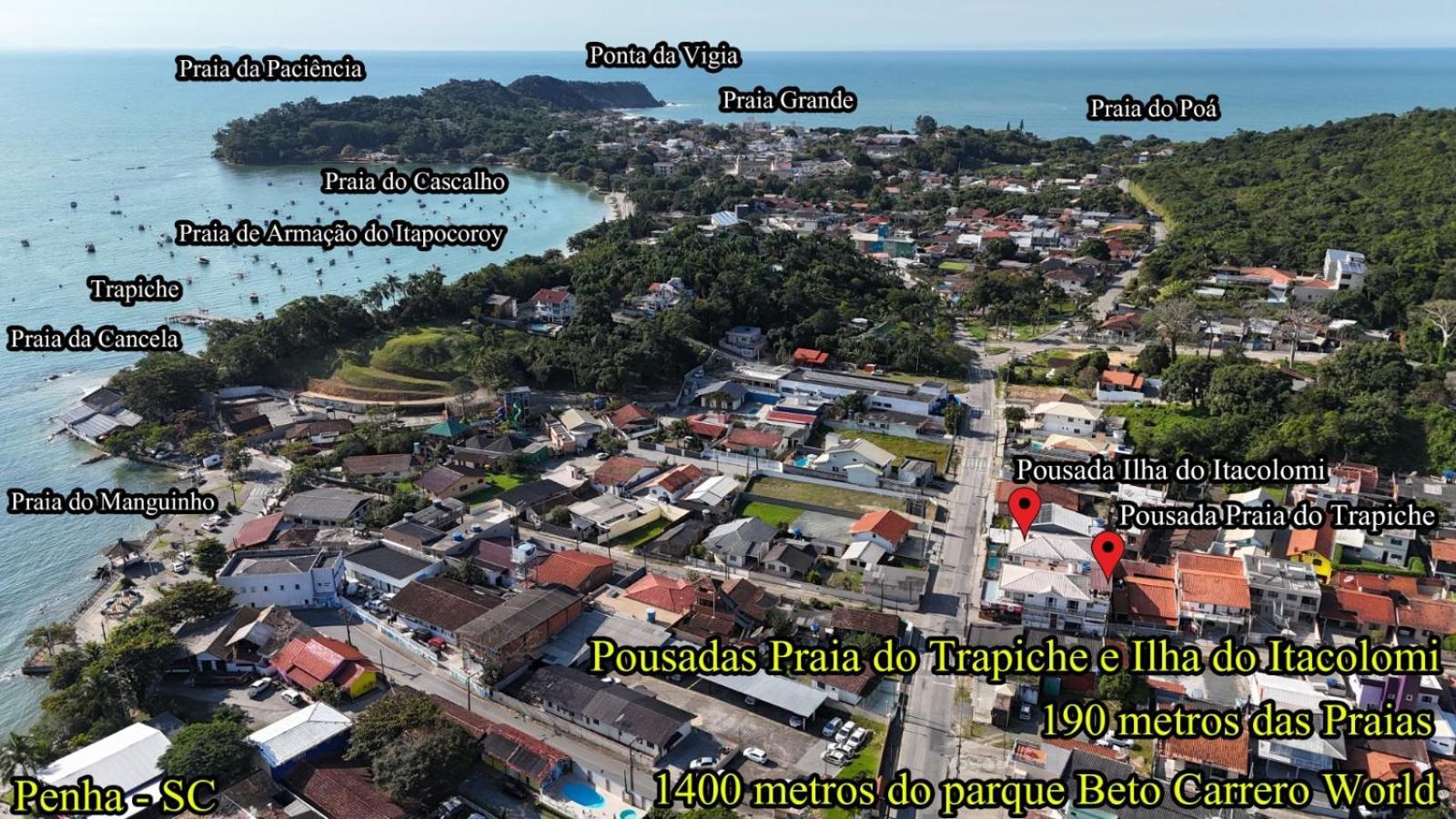 Pousada Praia Do Trapiche Penha  Exterior photo