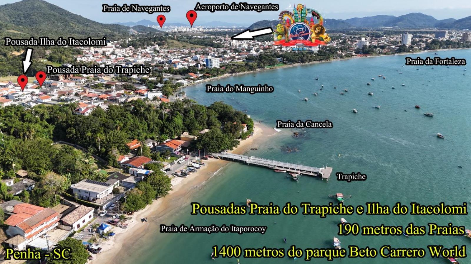 Pousada Praia Do Trapiche Penha  Exterior photo